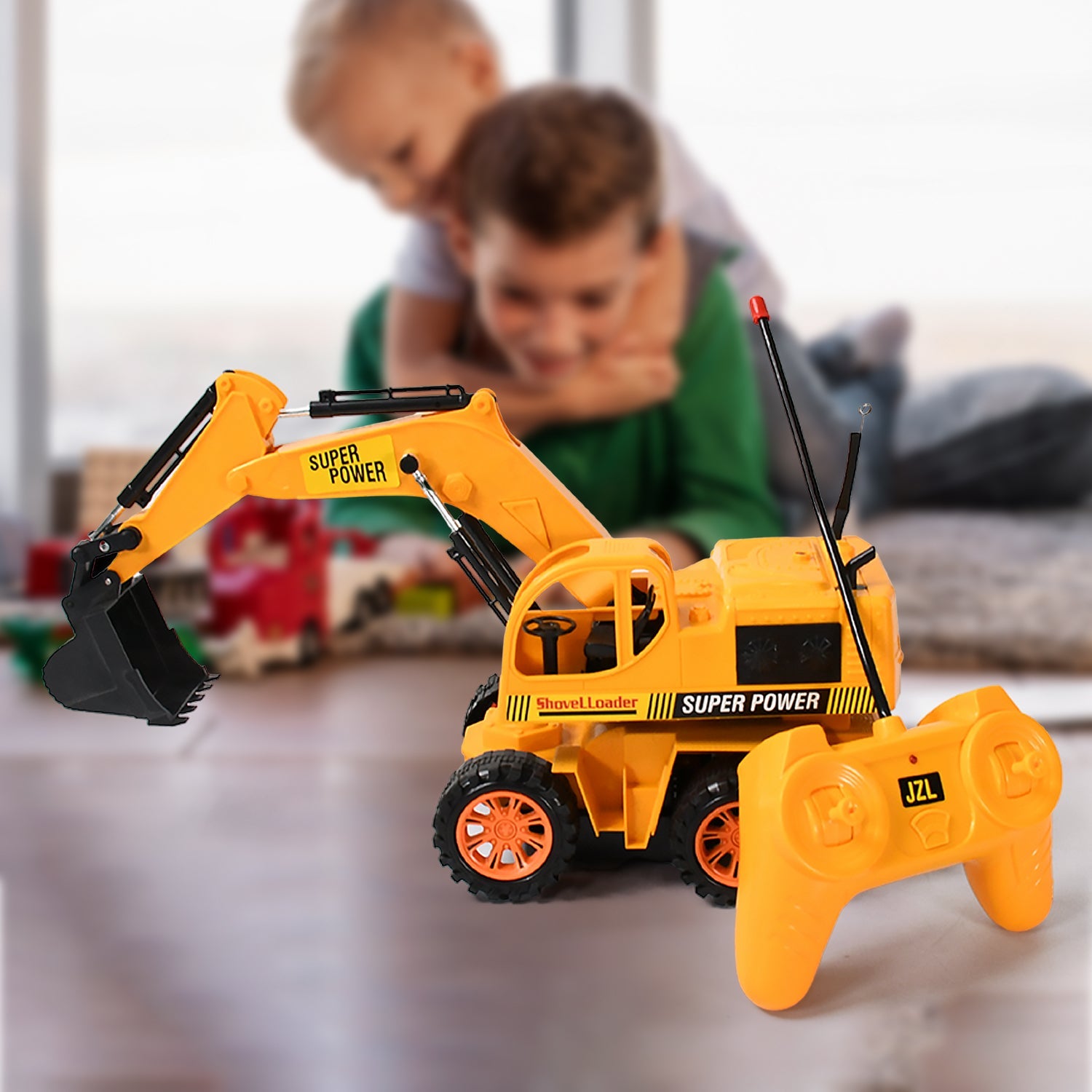 17925 Plastic JCB Construction Toy Remote Control JCB Toys for Kids Boys, Super Power Remote Control JCB Truck Construction Toy (1 Set) 17925 Plastic JCB Construction Toy Remote Control JCB Toys for Kids Boys, Super Power Remote Control JCB Truck Construction Toy (1 Set)
